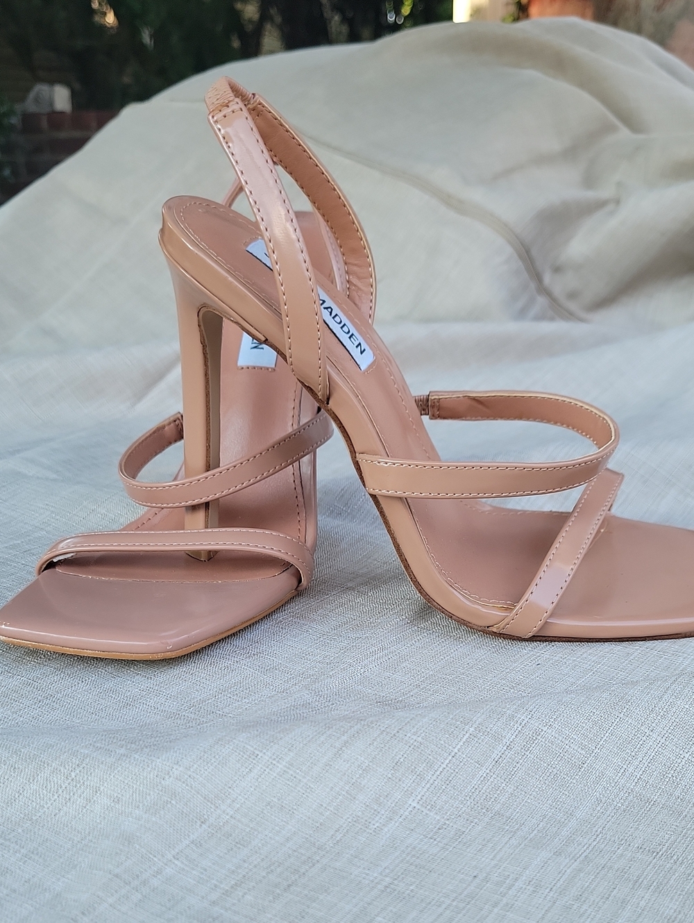 Steve Madden Nude Strappy High Heel Sandals